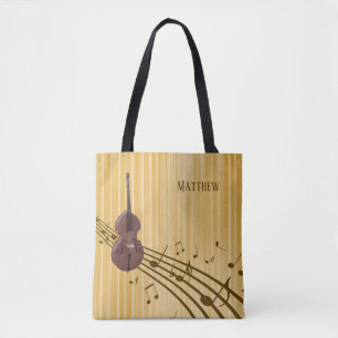 Tote Bag Musique d'instrument à chaîne double