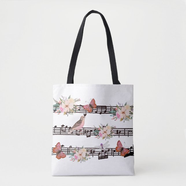 Tote Bag Musique du printemps (Devant)