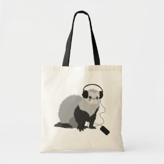 Tote Bag Musique Lover Ferret