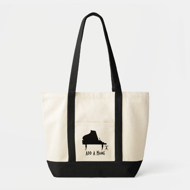 Tote Bag Musique personnalisée Fourre-tout de toile de (Devant)