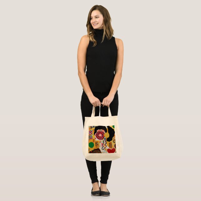 Tote Bag Musique pop (Devant (modèle))