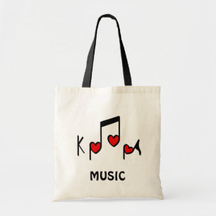 Tote Bag Musique pop de Coréen de coeur ! KPOP !