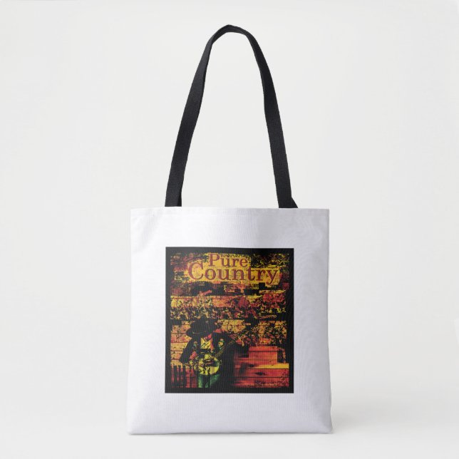 Tote Bag Musique - "Pure Country" (Devant)
