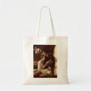 Tote Bag Musique Romantique Vintage, Amoureux de l'Amour et