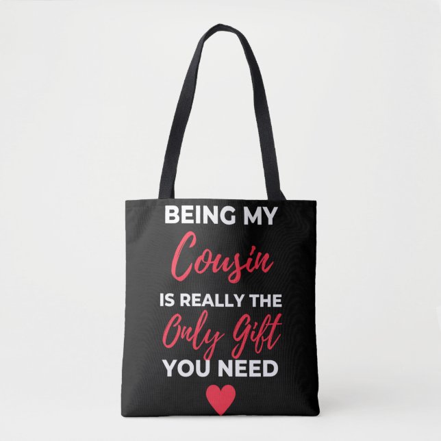 Tote Bag My Cousin Is Really (Devant)