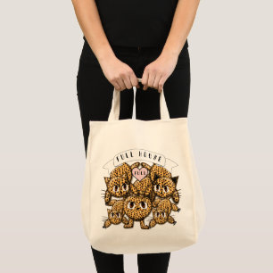 Tote Bag My Full House - Anime Ultra Mignonne Leopard Kitty