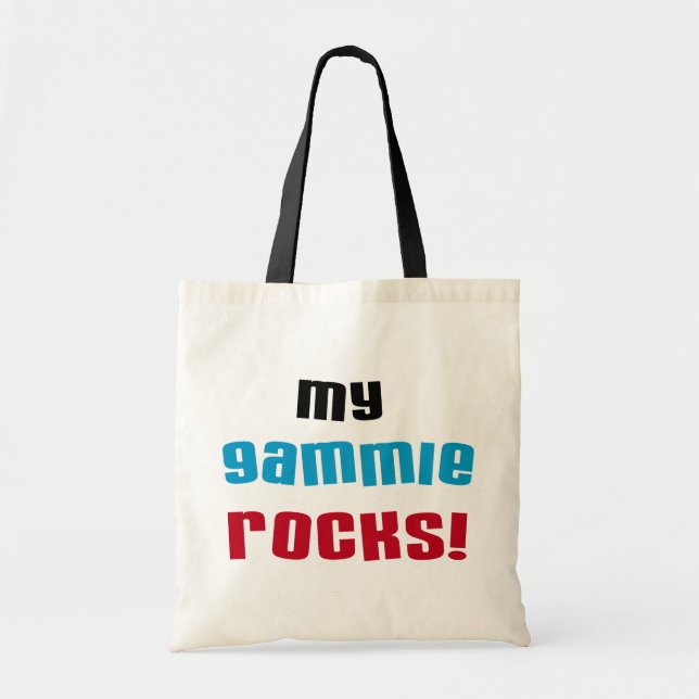 Tote Bag My Gammie Rocks T-shirts et cadeaux (Devant)