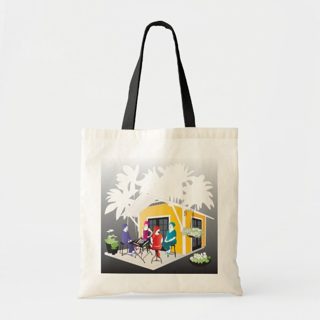 Tote Bag My Mah Jongg Cottage Fourre-tout (Devant)