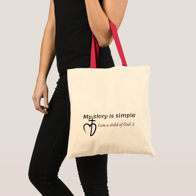 Tote Bag My story is simple (Devant (produit))