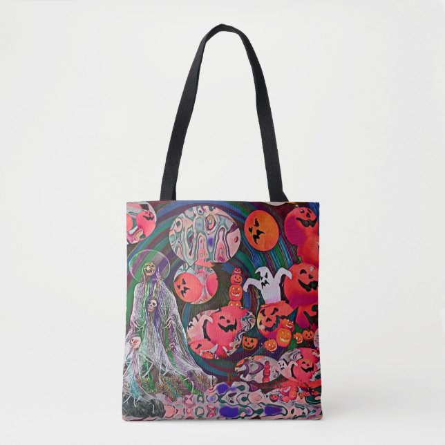 Tote Bag My Super Halloween V3 (Devant)