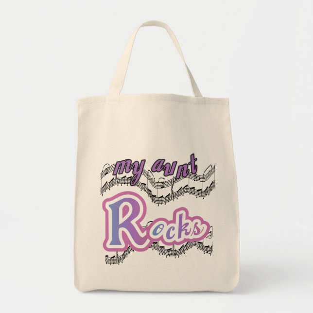 Tote Bag My Tunt Rocks Tshirts et cadeaux (Devant)