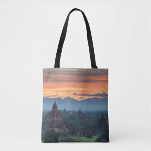 Tote Bag Myanmar, lever de soleil à Bagan
