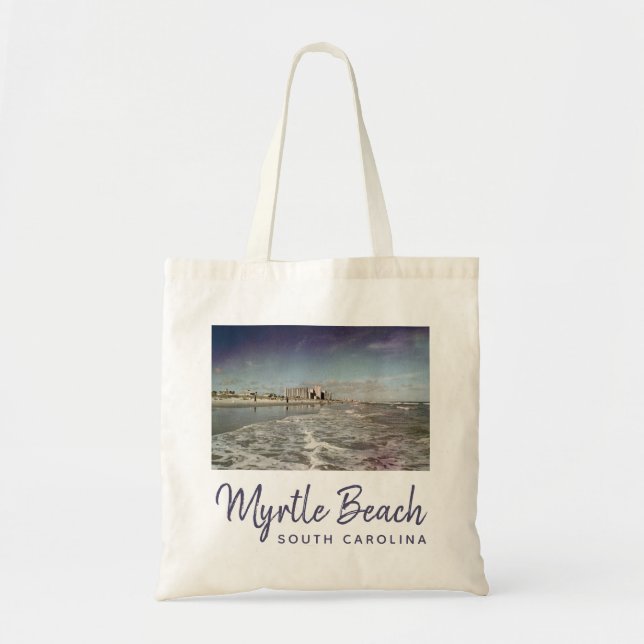 Tote Bag Myrtle Beach Caroline du Sud Vintage (Devant)