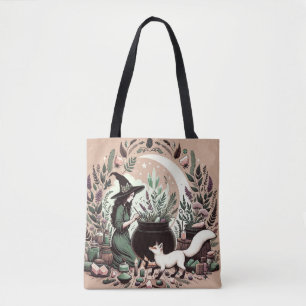 Tote Bag Mystic Herbalist : L'art de la cuisine et de la sa