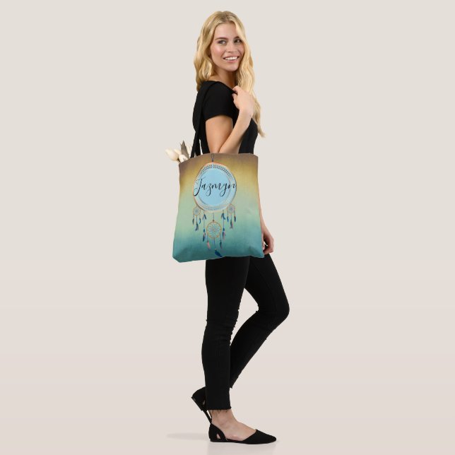 Tote Bag Mystical Chic Dreamcatcher personnalisé (Sur le modèle)