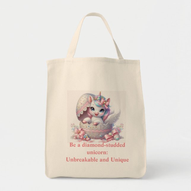 Tote Bag MythicalCarry : Libérez votre licorne intérieure a (Devant)