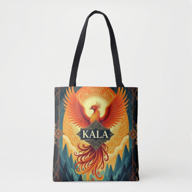 Tote Bag Mythique Phoenix Bird - KALA Fire (Devant)