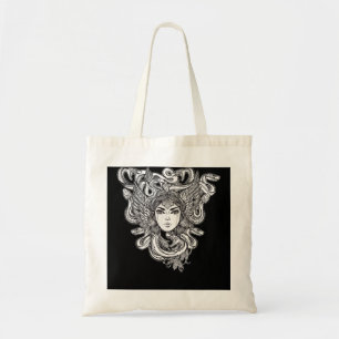 Tote Bag Mythologie grecque Medusa Head - Serpent Occulte M