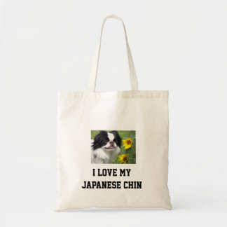 Tote Bag n1047204490_174118_6238, j'aime mon Chin japonais