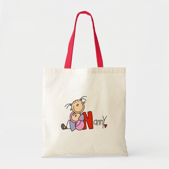 Tote Bag N est pour la bonne d'enfants (Devant)