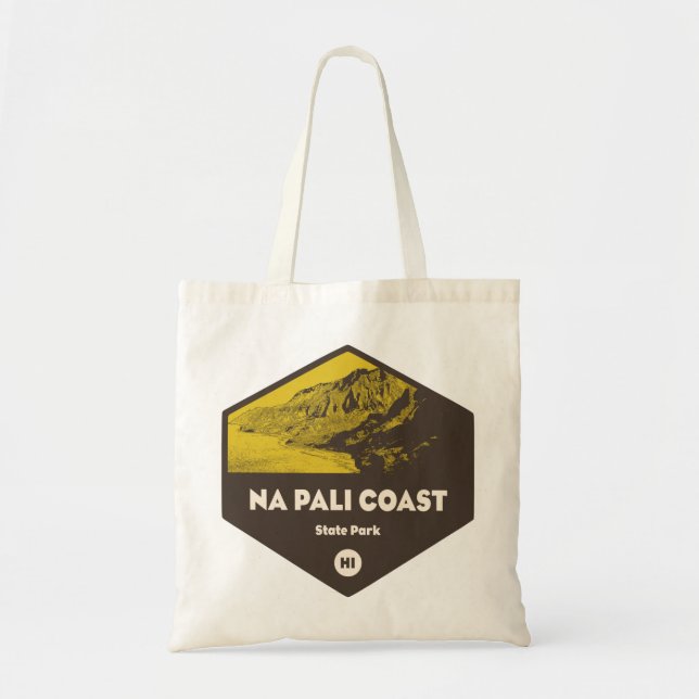 Tote Bag Nā Pali Coast State Park Hawaii (Devant)