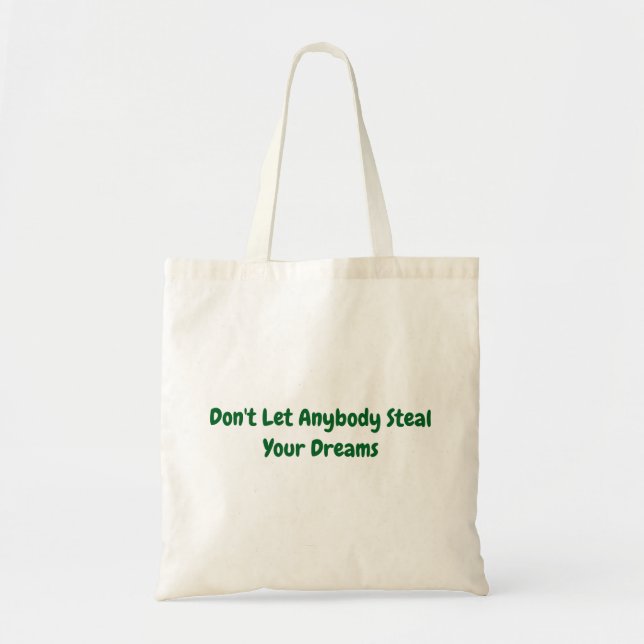 Tote Bag N'abandonne jamais (Devant)