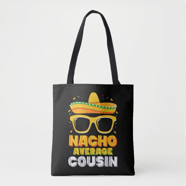 Tote Bag Nacho Moyenne Cousin Famille Cinco De Mayo (Devant)