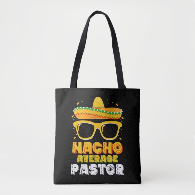 Tote Bag Nacho Moyenne Pastor Cinco de Mayo (Devant)