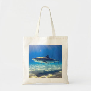 Tote Bag Nage des requins Eau bleue