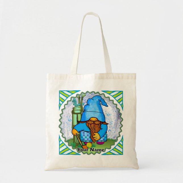 Tote Bag Nain jouant au golf  (Devant)