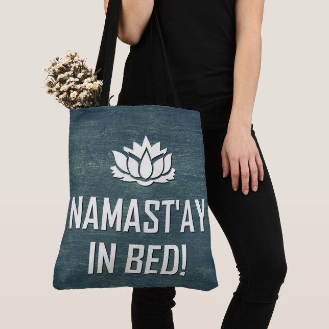 TOTE BAG NAMAST'AY AU LIT ! (De près)