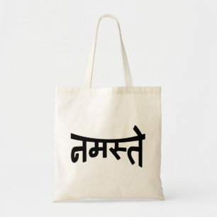 Tote Bag Namaste (न म स् ते) - Script Devanagari
