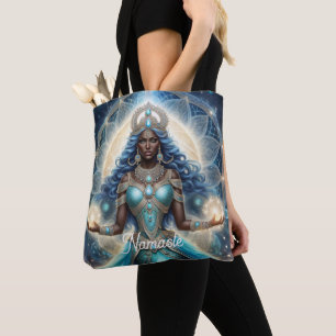 Tote Bag Namaste, Yoga, Méditation, Paix, Respect