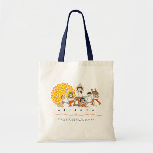Tote Bag Namaste Yoga Professeur Mandala