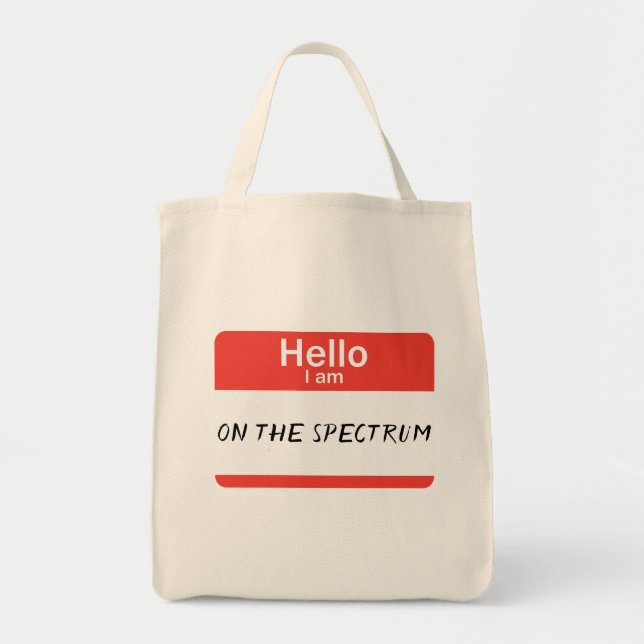 Tote Bag Nametag Spectrum (Devant)