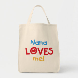 Tote Bag Nana aime mes t-shirts et cadeaux