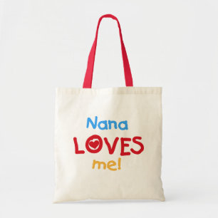 Tote Bag Nana aime mes t-shirts et cadeaux