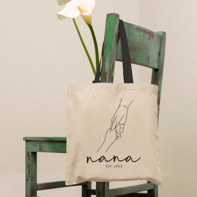 Tote Bag Nana Moderne Grand-mère Établie (Créateur téléchargé)