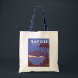 Tote Bag Naples Mont Vesuvius Travel Art Vintage<br><div class="desc">Naples et le Vésuve dans un style vectoriel. Le Vésuve est un somma-stratovolcan situé dans le golfe de Naples en Campanie,  Italie.</div>