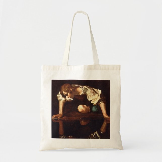 Tote Bag Narcissus de Michelangelo Merisi da Caravaggio (Devant)