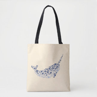 Tote Bag Narwhal En Points