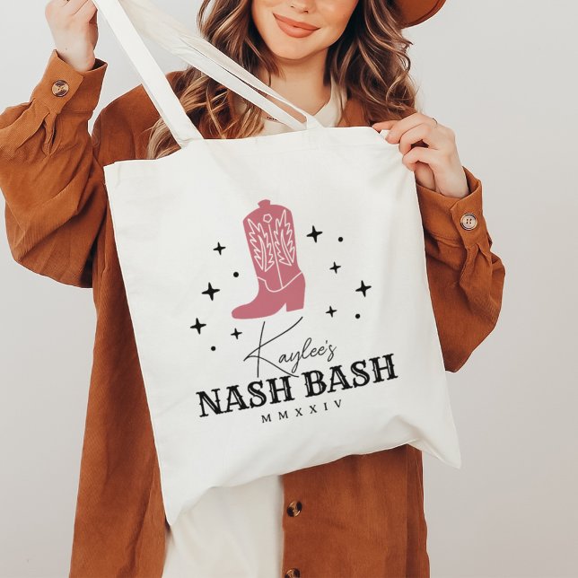 Tote Bag Nash Bash Nashville Cowgirl Bachelorette Party (Créateur téléchargé)