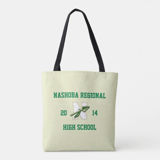 Tote Bag Nashoba Regional H.S. - Toujours Un Chef (Dos)