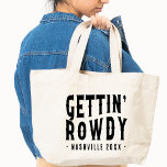 Tote Bag Nashville Bachelorette Party Personnalisé Obtenir<br><div class="desc">Vous recherchez la faveur parfaite pour la fête de bachelorette ? Ne cherchez pas plus loin que ce sac fourre-tout torride de Nashville ! Ce sac est parfait pour tous ceux qui veulent s'amuser un peu lors de leur grand jour. Il est doté d'un design de cowgirl amusant et est...</div>