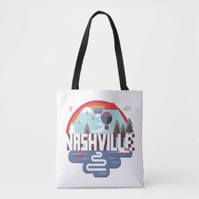 Tote Bag Nashville dans la conception (Devant)