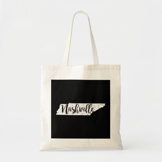 Tote Bag Nashville Tennessee Native Pride Home State Giant (Devant)