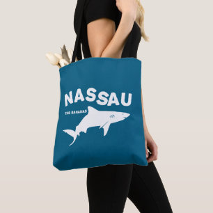 Tote Bag Nassau - Les Bahamas Shark Diving T-Shirt