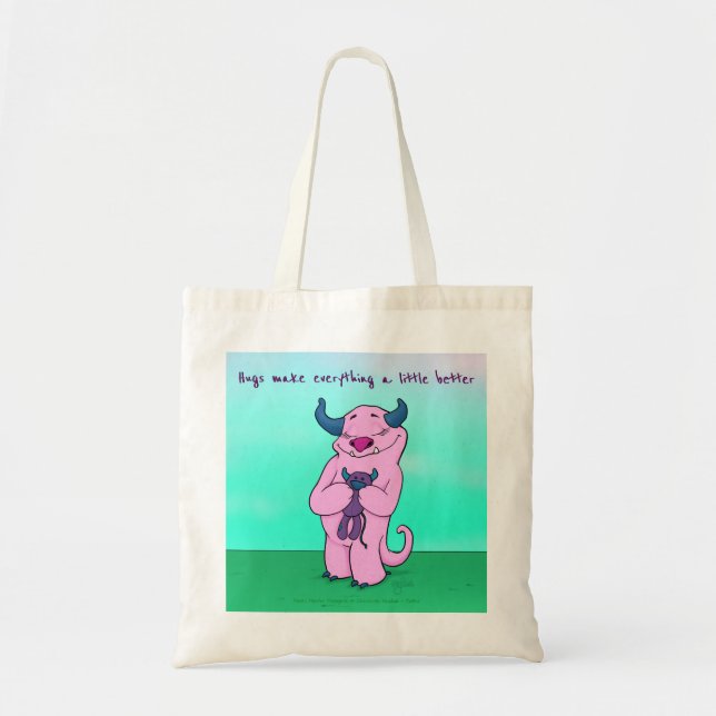 Tote Bag Natalie le monstre, fourre-tout (Devant)