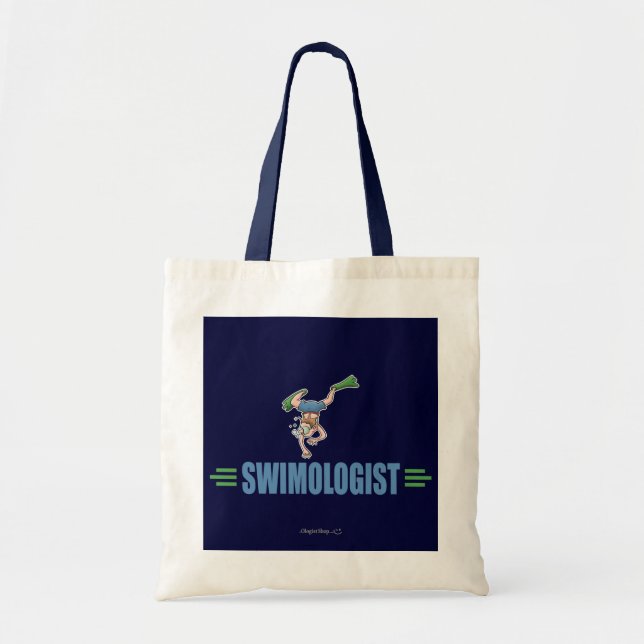 Tote Bag Natation humoristique (Devant)