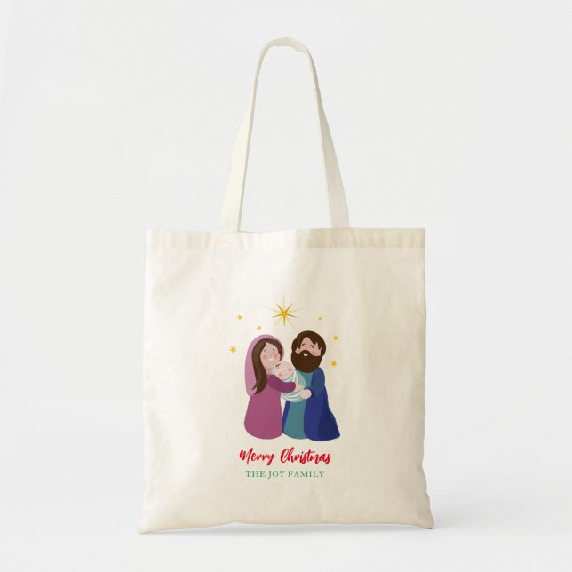 Tote Bag Nativité Noël (Devant)
